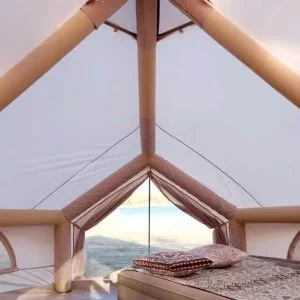 چادر بادی طراحی سفارشی جدید ضد آب برای کمپینگ در فضای باز ۲ الی ۴ نفره